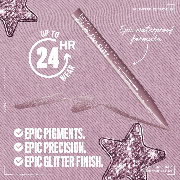 Nyx Professional Make Up Epic Ink Liner Glitz #04-Shimmer Stitch