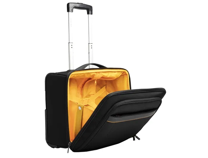 Exacompta Trolley Maletín para portátil Exactive Slim 15.6" Negro 440x370x200 mm Capacidad 17L