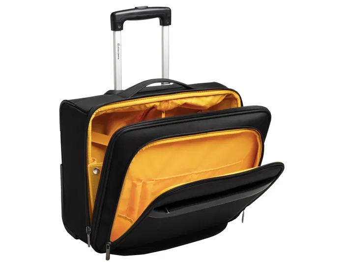 Exacompta Trolley Maletín para portátil Exactive Slim 15.6" Negro 440x370x200 mm Capacidad 17L