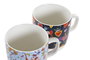DKD Home Decor Taza Sunny Paisley Shabby Porcelana Multicolor 8.5 x 10 x 12 cm (12 Unidades)