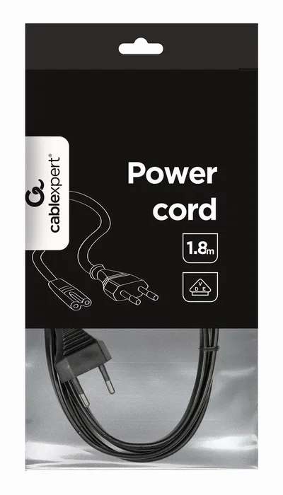 GEMBIRD Cable de alimentación Euro 8 C8 de 2m PC-184-VDE