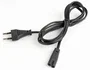 GEMBIRD Cable de alimentación PC-184-VDE con enchufe tipo C y conector C7, 1.8m, Negro