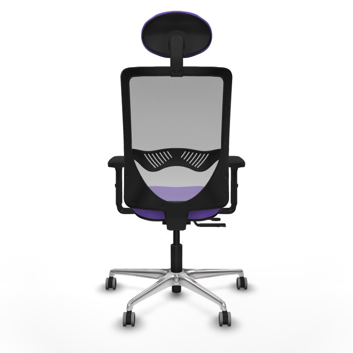PIQUERAS Y CRESPO Silla de oficina Zulema con mecanismo Sincro/Traslack, Lila y Gris PIQUERAS Y CRESPO Silla de oficina Zulema con mecanismo Sincro/Traslack, Lila y Gris