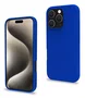 Celly CROMO1079BL Funda para iPhone 16 Pro, Azul, Resistente a Golpes y Rayones, Microfibra y TPU