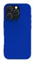 Celly CROMO1079BL Funda para iPhone 16 Pro, Azul, Resistente a Golpes y Rayones, Microfibra y TPU