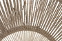 DKD Home Decor Set de 5 Decoraciones de Pared de Algodón y Metal