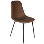 Home Deco Factory Silla Marrón Colección Industriel Diseño Industrial Elegante y Cómoda