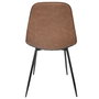 Home Deco Factory Silla Marrón Colección Industriel Diseño Industrial Elegante y Cómoda