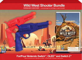 FB-FUNBOX MEDIA Wild West Shooter Bundle con 2 Periféricos de Revólver