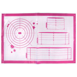 Lily Cook Tapete Deco Fondant 70x46 cm Colores Surtidos Plástico