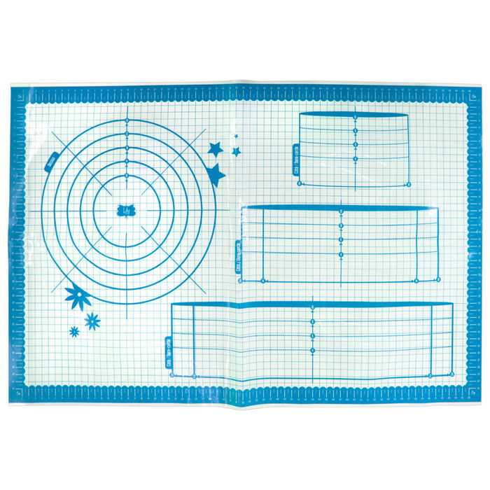 Lily Cook Tapete Deco Fondant 70x46 cm Colores Surtidos Plástico