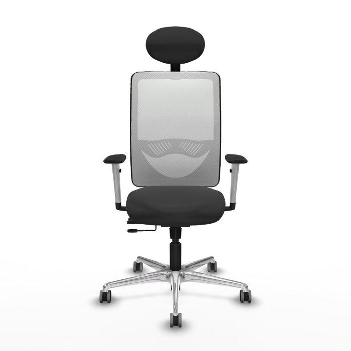 PIQUERAS Y CRESPO Silla de oficina Zulema Gris oscuro y Blanco PIQUERAS Y CRESPO Silla de oficina Zulema Gris oscuro y Blanco