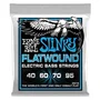 ERNIEBALL Juego Bajo Eléctrico Entorchado Plano Slinky Extra 40-95