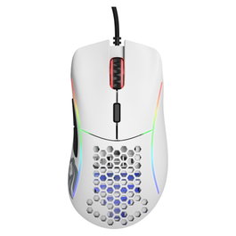 Glorious Gaming Mouse Model D con cable, blanco