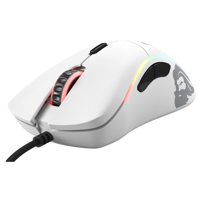 Glorious Gaming Mouse Model D con cable, blanco