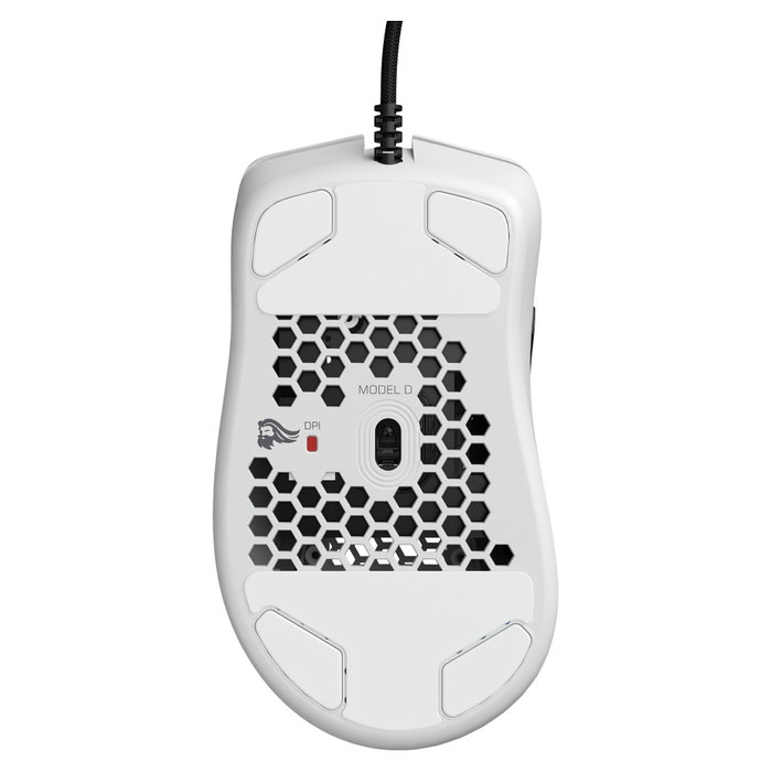Glorious Gaming Mouse Model D con cable, blanco