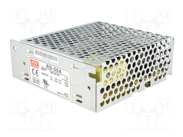 MEAN WELL RD-50A Alimentador de Impulso 54W MEAN WELL RD-50A Alimentador de Impulso 54W