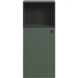 Trendteam Almacenamiento de Baño Verde Salvia y Negro L40 x H95 x D31cm PURE BLISS