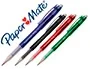 Boligrafo Paper Mate Erasable Gel Colores Surtidos Con Goma De Borrar 12 unidades