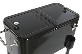 DKD Home Decor Nevera Terraza Y Jardin Negro 43 x 80 x 74 cm