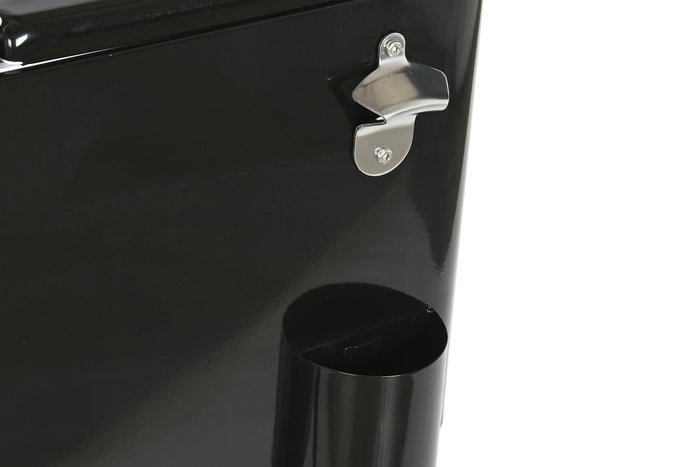 DKD Home Decor Nevera Terraza Y Jardin Negro 43 x 80 x 74 cm