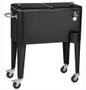 DKD Home Decor Nevera Terraza Y Jardin Negro 43 x 80 x 74 cm