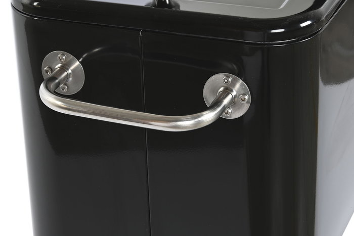 DKD Home Decor Nevera Terraza Y Jardin Negro 43 x 80 x 74 cm