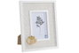 DKD Home Decor Marco de Fotos Madera y Cristal Boho Glam Blanco y Beige