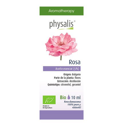 PHYSALIS Esencia de Rosa Damascena Bio 10ml