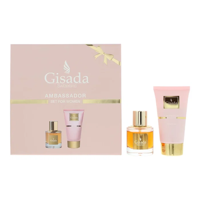 Gisada Ambassador Women Set de 50 ml Eau de Parfum y 100 ml Gel de Ducha