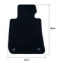 OCC Design Alfombrilla a Medida para BMW E92 Serie 3 Coupe (2006-2013) 5PZ
