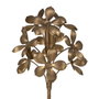 Ixia Portavelas Oro Metal de Decoración 15 x 15 x 30 cm