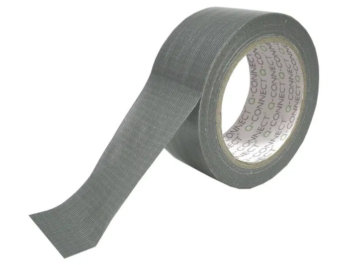 Q-connect Cinta Adhesiva Americana 48 mm x 25 m, Super Fuerte, Plateada