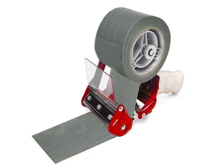 Q-connect Cinta Adhesiva Americana 48 mm x 25 m, Super Fuerte, Plateada