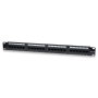 WP WPC-PAN-6U-24 Panel de Parcheo 24 Puertos Cat6 1U Negro