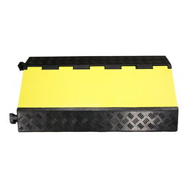 Normaluz Protector Pasacable 900x500x70mm Caucho 3 Carriles Tapa Abisagrada