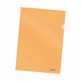 Dosier Angulo Recto Dohe Pp Cristal 120Μ A4 Naranja Paquete De 10