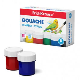 ERICH KRAUSE 50535 Caja de Gouache con 6 Colores de 20ml