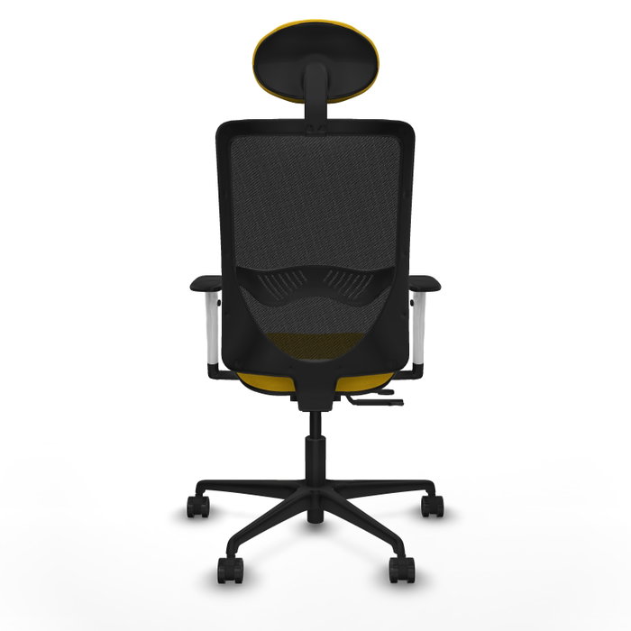 PIQUERAS Y CRESPO Silla de oficina Zulema con mecanismo Sincro/Traslack, Amarillo y Negro PIQUERAS Y CRESPO Silla de oficina Zulema con mecanismo Sincro/Traslack, Amarillo y Negro