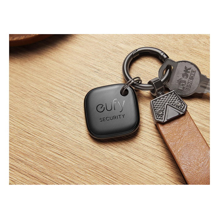 Anker eufy Security SmartTrack Link - 2 Pack Anti-Pérdida Bluetooth Tag Buscador Universal Negro, Resistente al Agua, Compatible con Find My, Batería CR2032 Reemplazable
