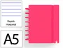 Carchivo Cuaderno Ingeniox Foam A5 80 Hojas Rayado Horizontal Rojo