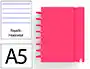Carchivo Cuaderno Ingeniox Foam A5 80 Hojas Rayado Horizontal Rojo