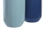 DKD Home Decor Jarrón Gres Esmaltado Kb Malva Surtido de 2 Unidades