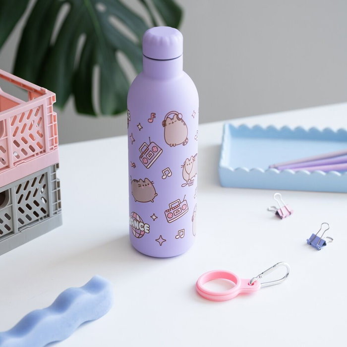 Pusheen Botella de Acero Inoxidable Moments 500ml con Doble Pared