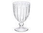 VIVALTO Copa de Vino Rayas 310ml Transparente Vidrio 8.6x13.4x8.6 cm Apto Lavavajillas (Set de 24)
