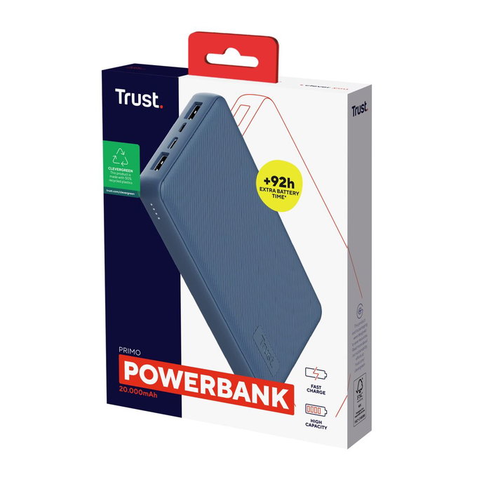 Trust Powerbank Primo 20000mAh Azul Trust Powerbank Primo 20000mAh Azul