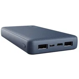 Trust Powerbank 20000mAh 15W Azul, Referencia 25026, Batería Externa de Alta Capacidad para Carga Rápida de Múltiples Dispositivos