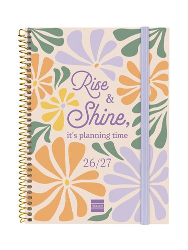Finocam Agenda Secundaria Espiral Shine Curso 2026-2027 155x212mm SVH
