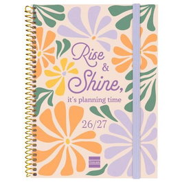 Finocam Agenda Secundaria Espiral Shine Curso 2026-2027 155x212mm SVH