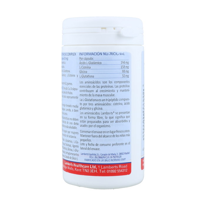 Lamberts L-Glutation Complex 60 cápsulas